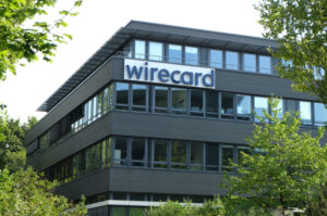 The headquarters building of Wirecard, a high-tech German online payments company.